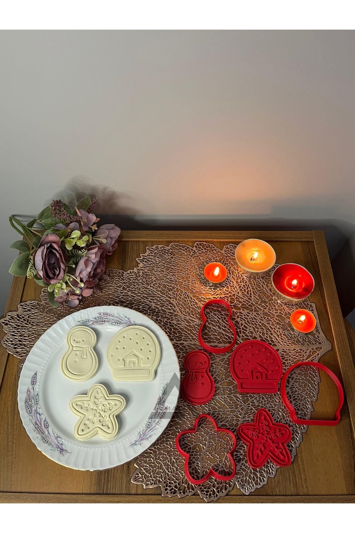 Yılbaşı & Yeniyıl Kurabiye Kalıbı Set-2 (3'Lü)