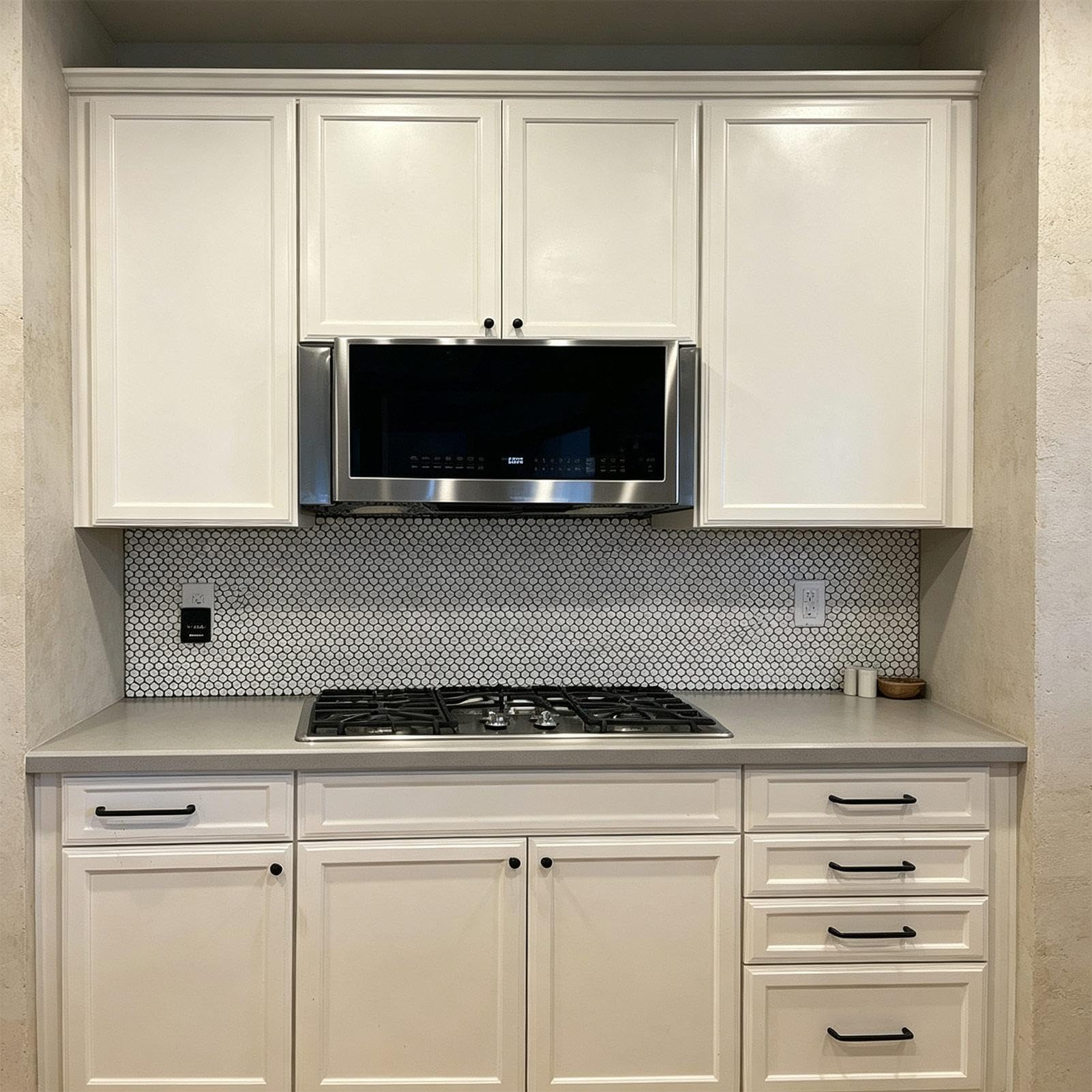 RV Microwave Trim Kit, Stove Side Panel Filler, Gabinete Mounting Frame