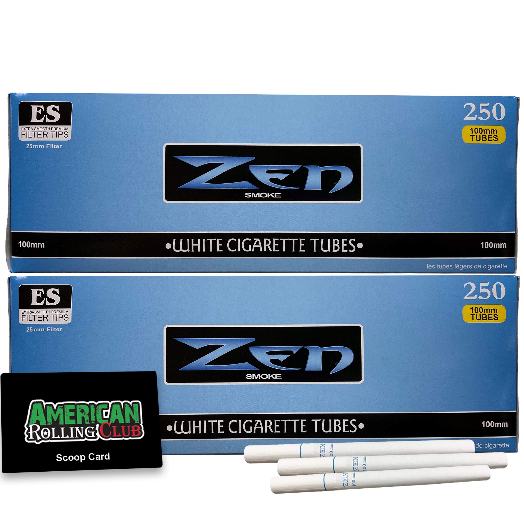 ultra light 100 cigarette tubes Amazon.com: Zen Cigarette Tubes | Light | 100's | 2 Pack | 500 Tubes
