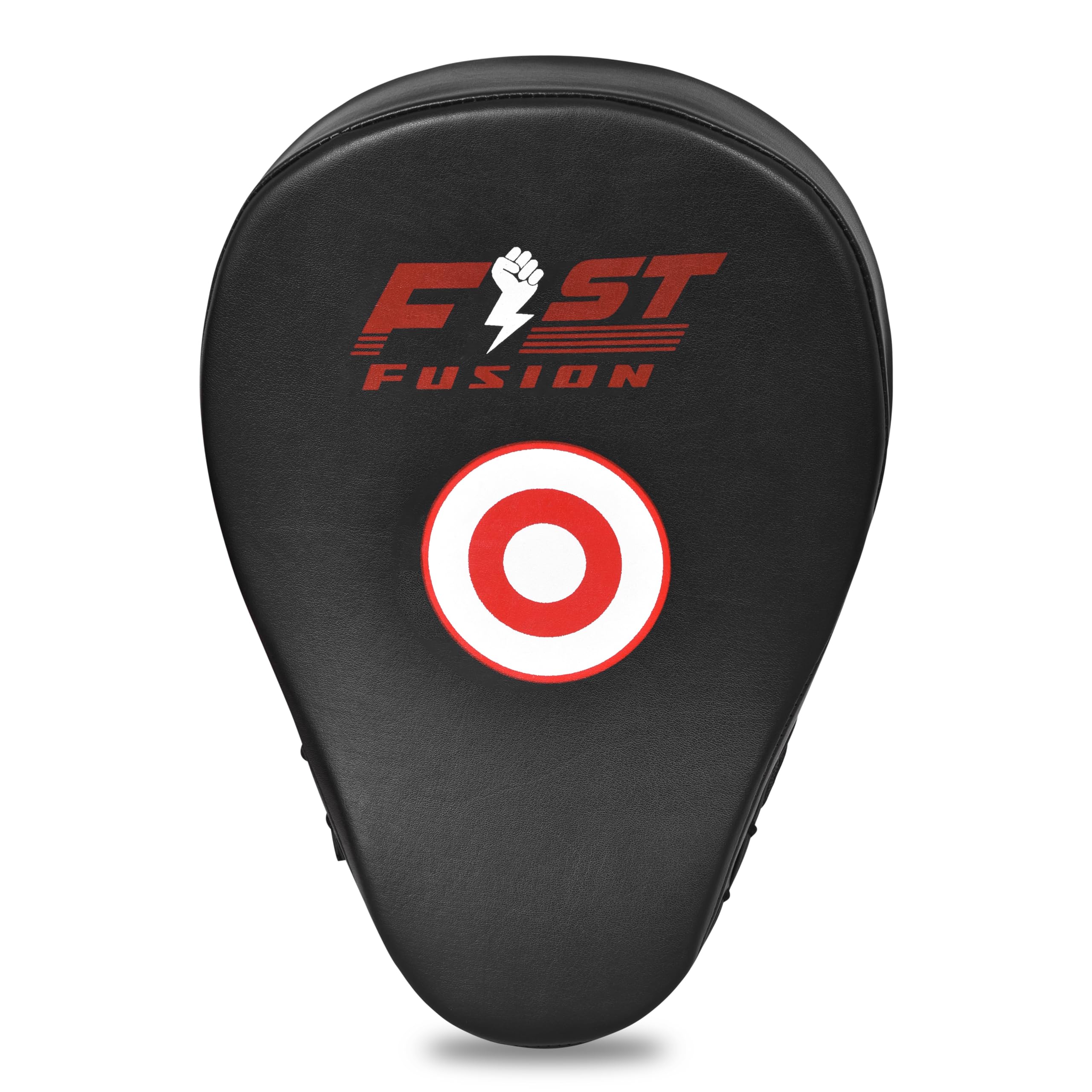 Curved Punching Mitts for Boxing MMA Muay Thai Training Punching Focus Pads, Hand Pads Sparring Gear, Strike Kickpad Shields (Black (A01))