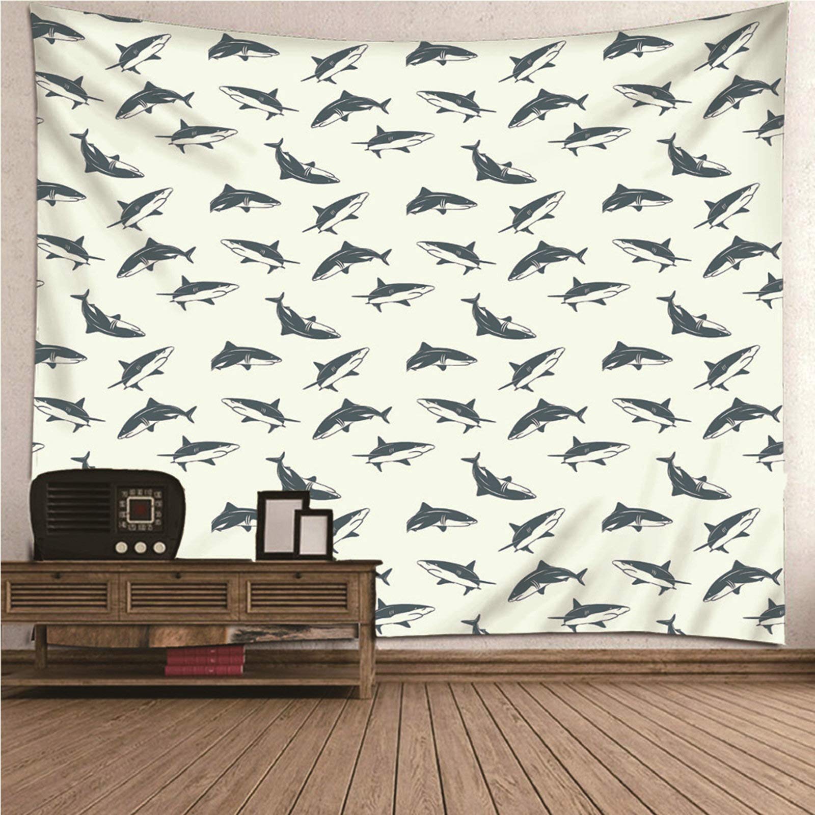 KnSam Tapiz de pared para salón: crea un ambiente nórdico y acogedor de 150x150 cm