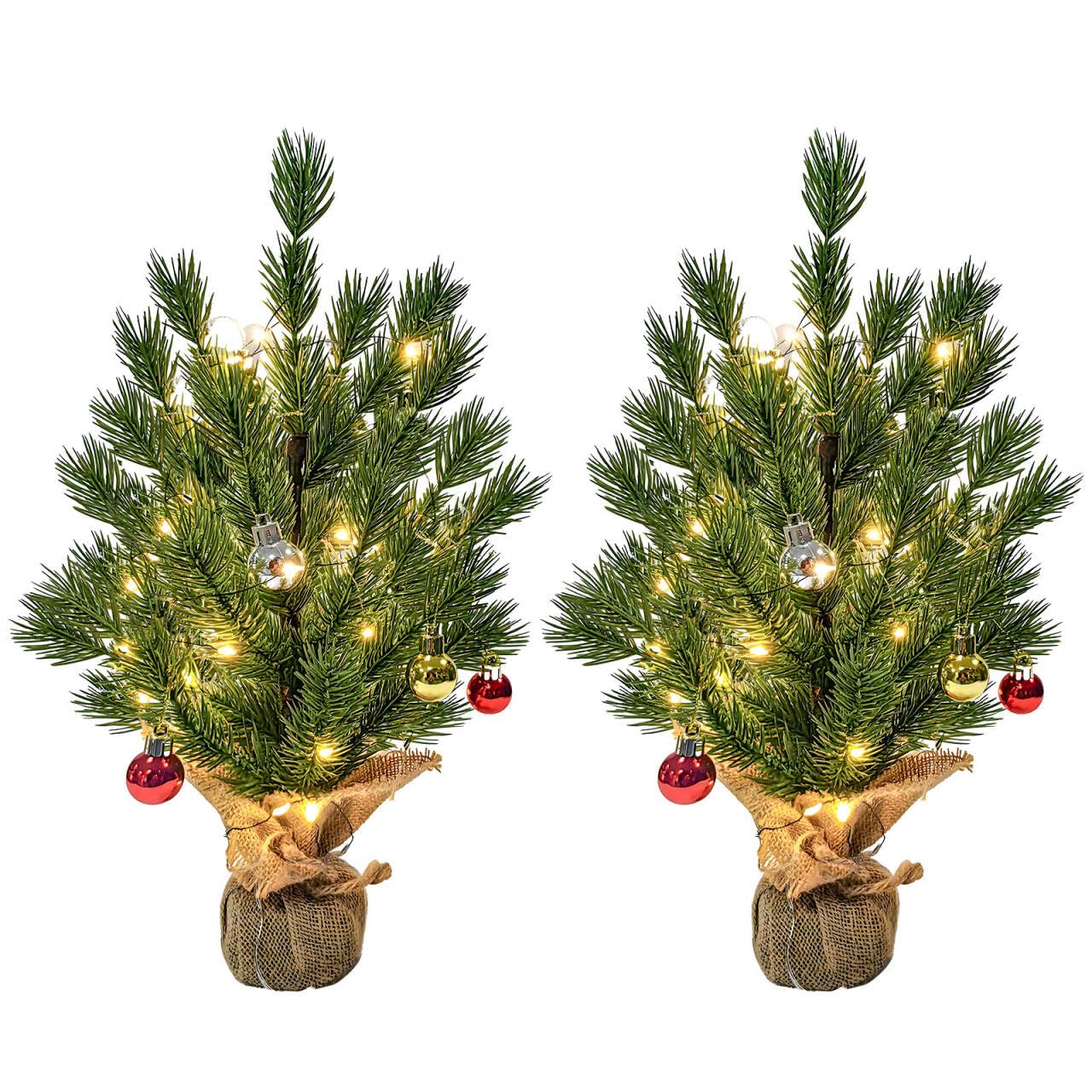 Luces de árbol de Navidad Amzxart impermeables para jardín y patio