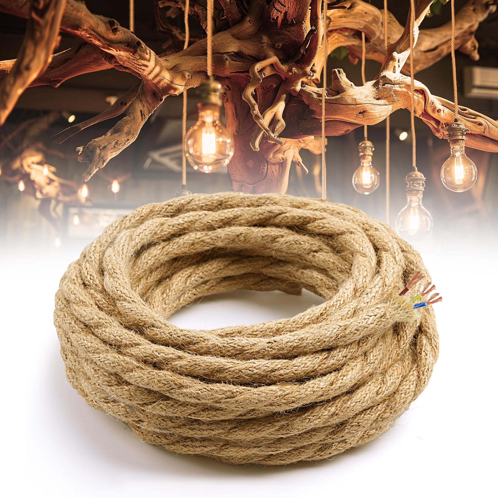 CORDON DE SUSPENSION En Fil électrique Tressé, Pour Chambre à EUR 31,99 - FR