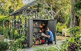 Keter Cortina Alto Boîte de Rangement, capacité 1400 l, Dimensions extérieures 140 x 73,6 x 170,4 cm, matériau Evotech, étanche - 3