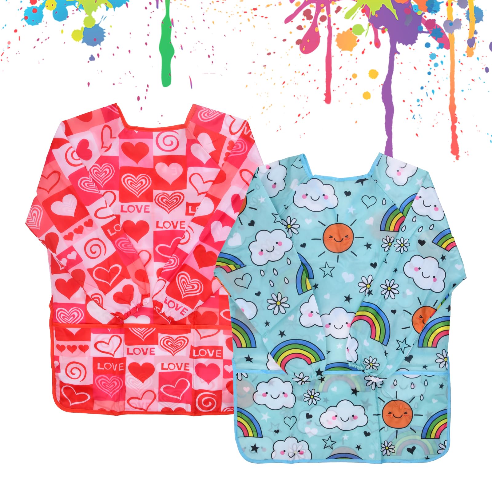 Grembiule da pittura per bambini | 4-8 anni | Grembiule per