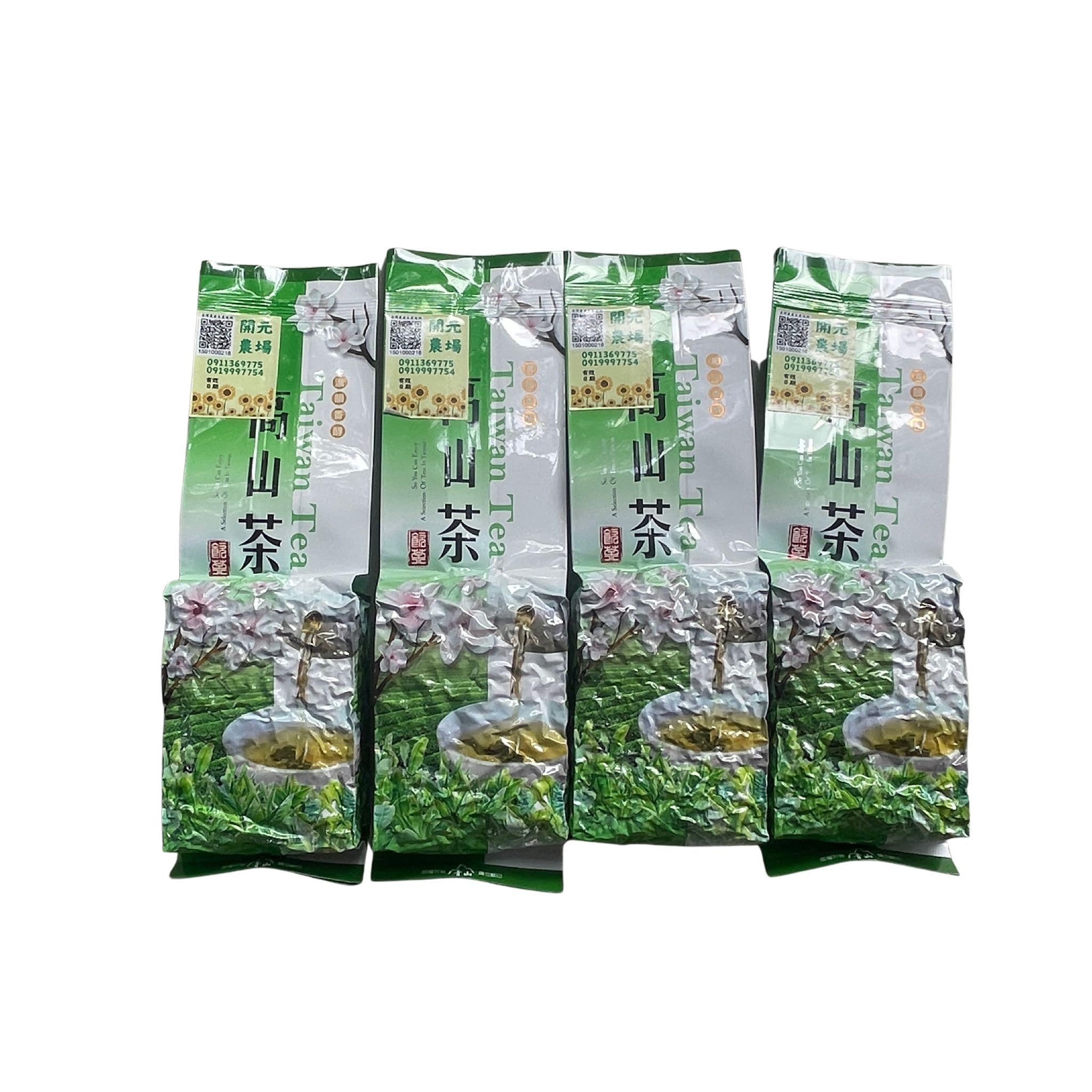 Taiwan unique tea,Kaiyuan Farm,太峰清香型烏龍茶 Taiho Fragrant type Oolong tea,150g*4
