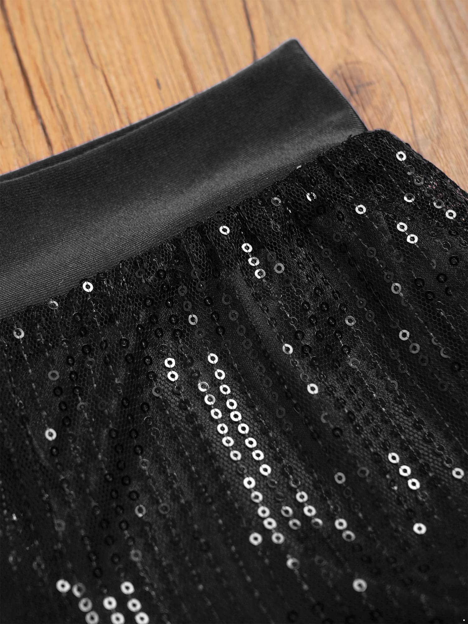 Alvivi Pantalones Cortos de Danza para Niñas con Lentejuelas Brillantes Pantalones de Baile Moderno Jazz con Cintura Elástica Shorts Rendimiento 3-12 Años