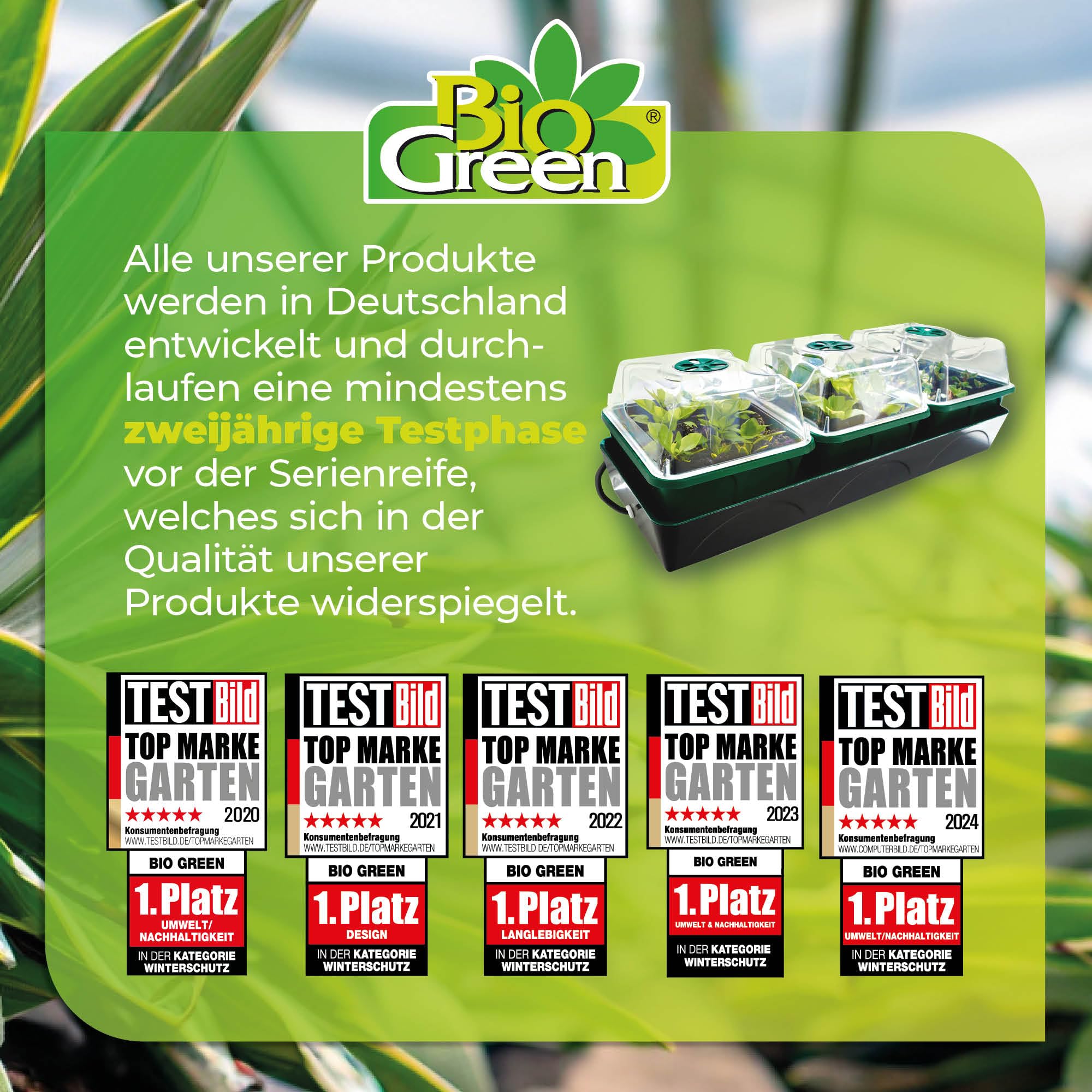 Bio Green HOL 3 Hollandia Serre D'intérieur Chauffée avec Réservoir d'eau