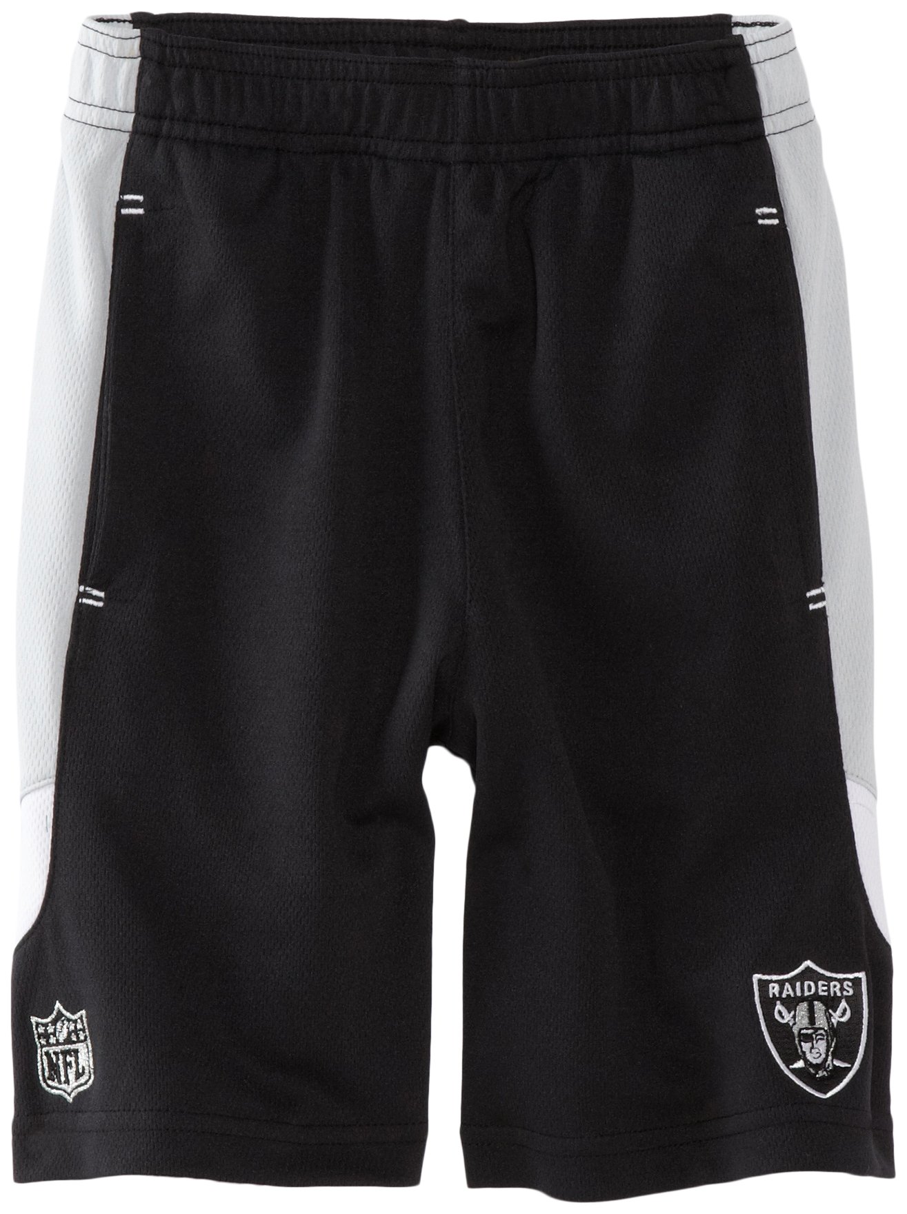 NFL Oakland Raiders 4-7 Youth Kick Off Mesh Short