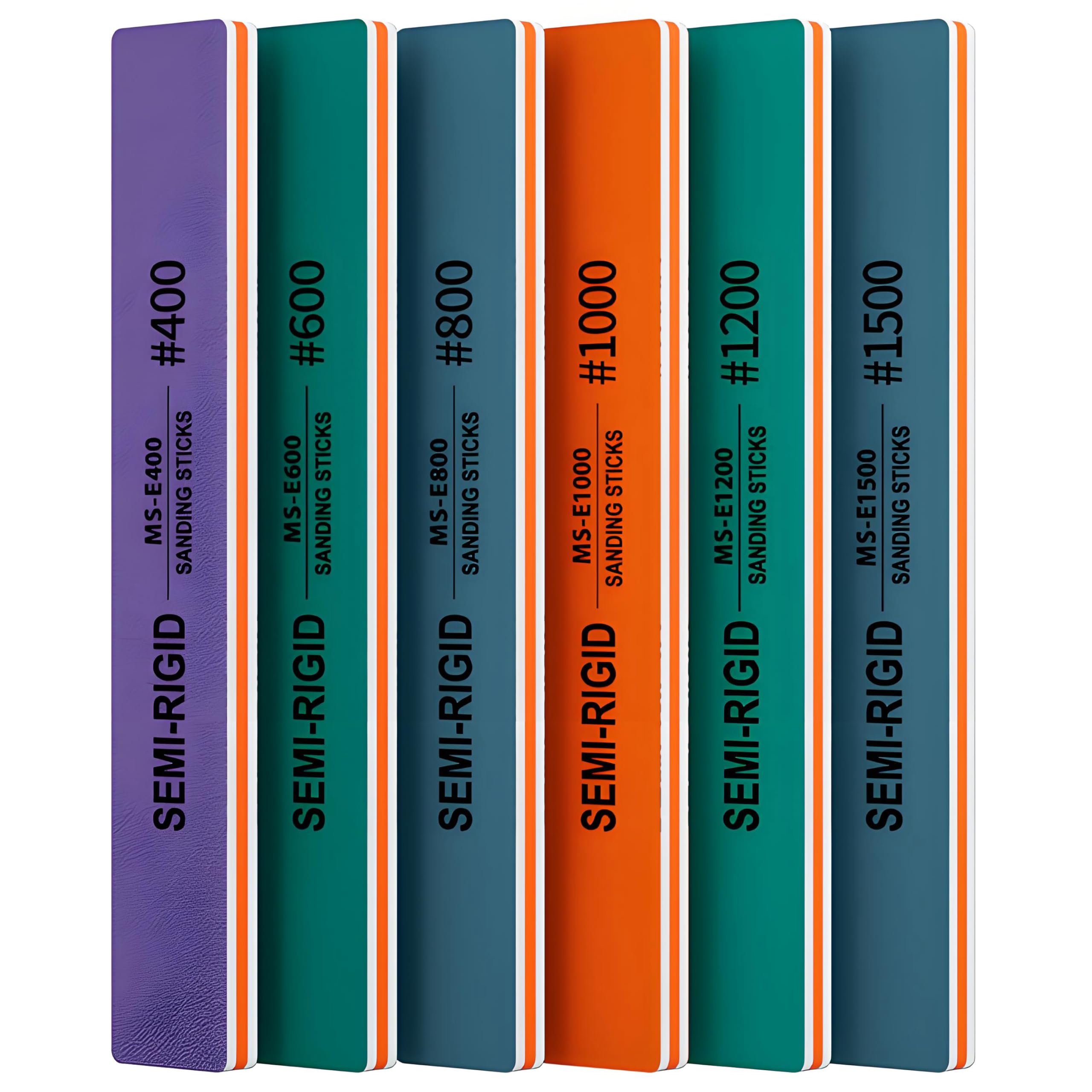 IRISFLY 6Pcs Sanding Sticks,Polishing Sticks Assorted,Model Hobby Making Tools,Metal and Plastic Sanding Tools for Gundam Repairing,Model Craft