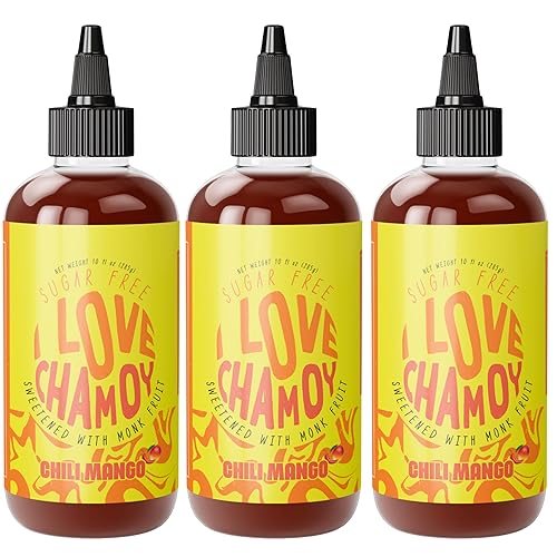 I Love Chamoy - Salsa de mango y chile sin azúcar - Paquete de 3