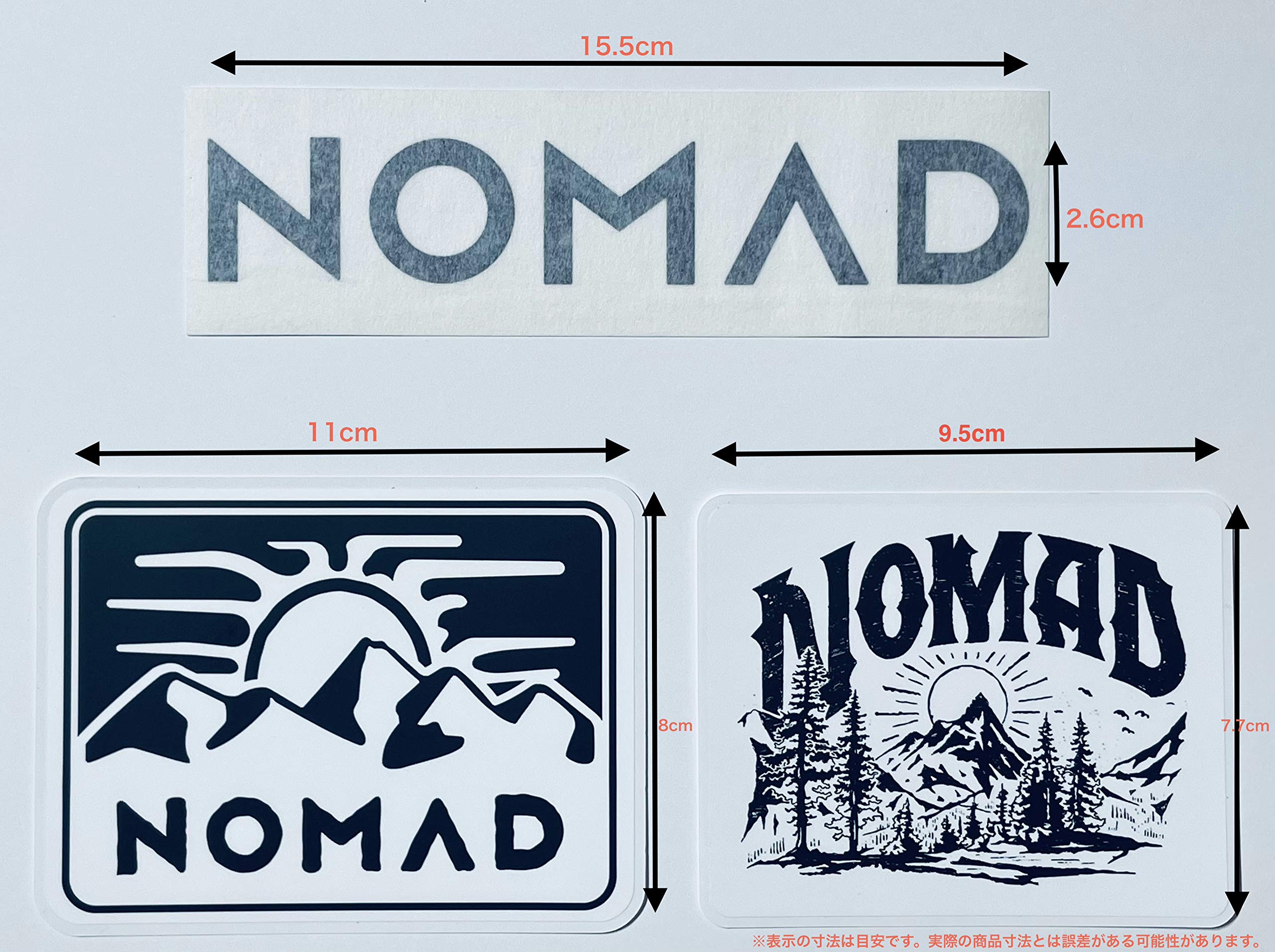 Amazon.co.jp: NOMAD ノマド ステッカーパック sticker pack : 文房具