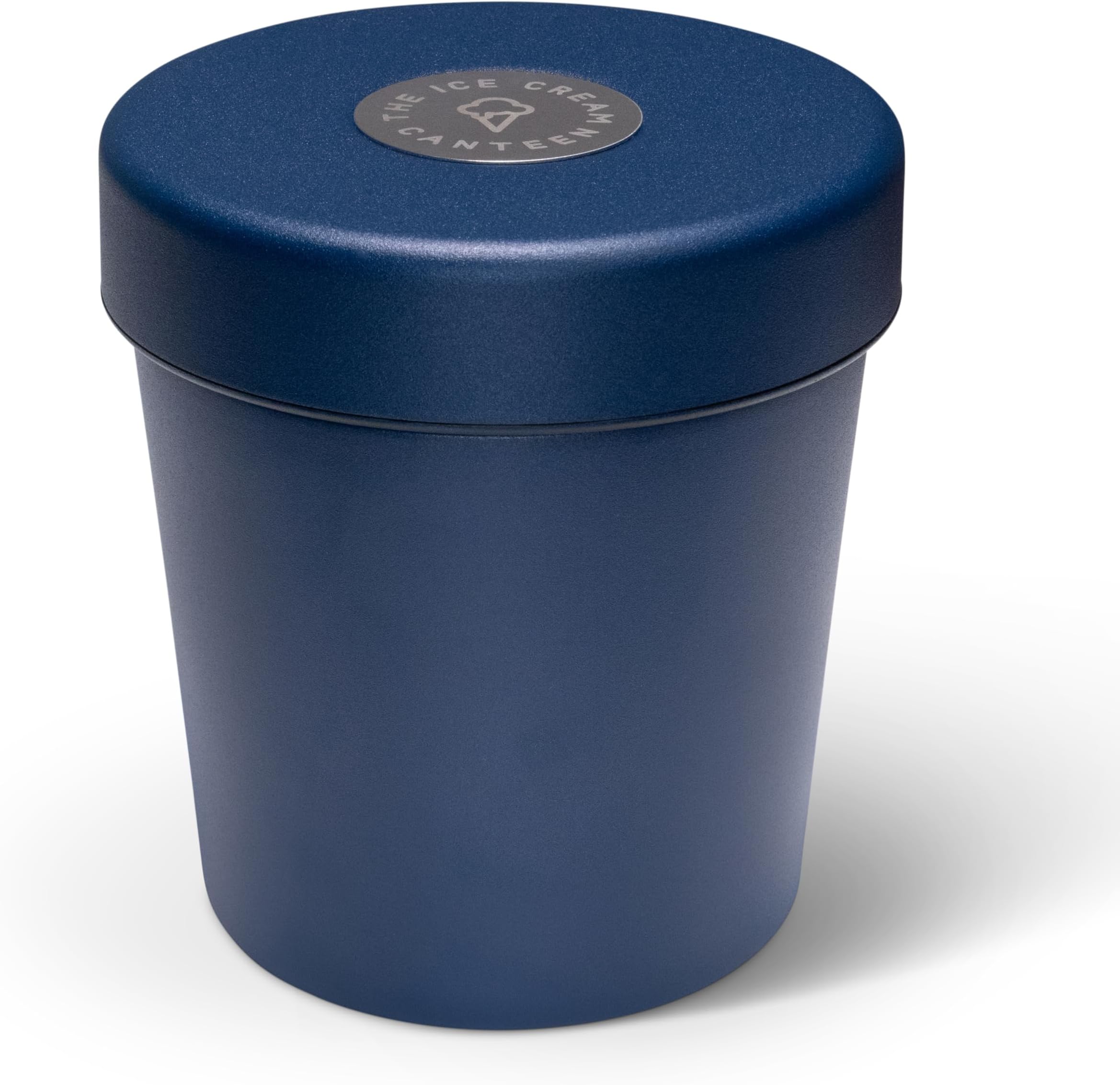 Vacuum Insulated Double Wall Stainless Steel Thermos Container for the pint of ice cream enjoy ice cream anywhere (Blueberry Blue)