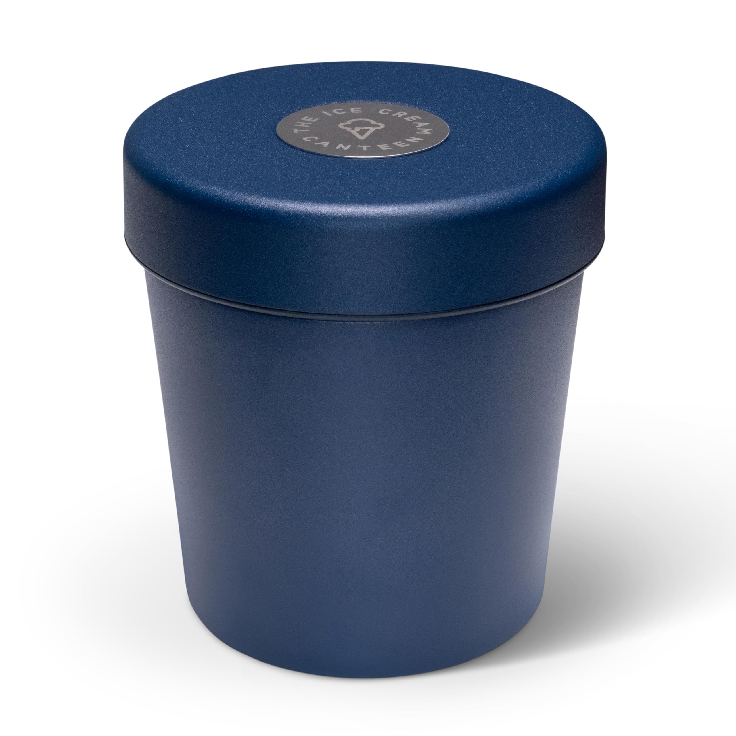 Vacuum Insulated Double Wall Stainless Steel Thermos Container for the pint of ice cream enjoy ice cream anywhere (Blueberry Blue)