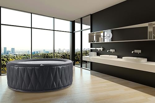 Miniatura 7 de MSpa, Mont Blanc, Serie Premium, Bañera de hidromasaje inflable y spa para 4 personas, 118 chorros de burbujas de masaje