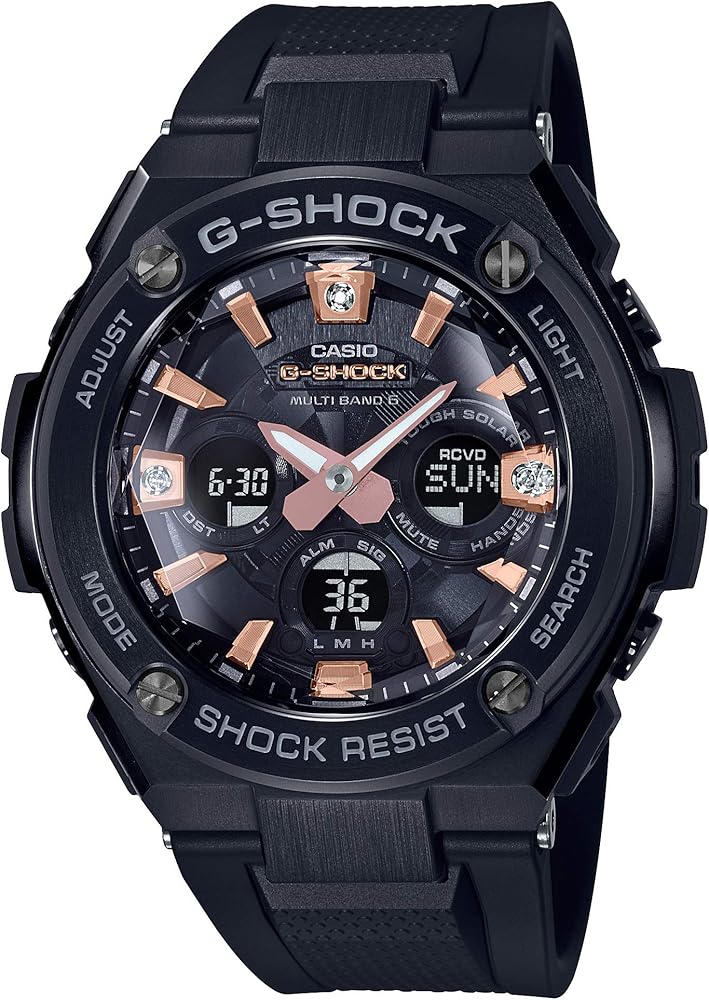 Casio GM-2100-1AJF G-Shock Reloj para hombre, cubierta de metal, negro,  Negro -, Moderno