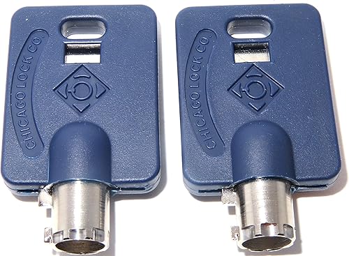 Ilco Husky Milwaukee & Steel Glide R01 - Caja de herramientas con llaves de bloqueo de pecho con tapas azules, se adapta a cajas de herramientas