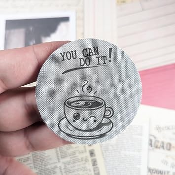 Personalized Puck Screen 51mm Espresso Puck Screen Stainless Steel Coffee Filter Mesh 58mm Portafilters Anti-Channeling Barista Tool for Espresso Machines Improves Extraction Accessory (51mm)