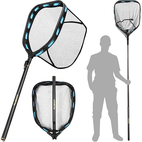 PLUSINNO Floating Fishing Net with Telescoping Handle