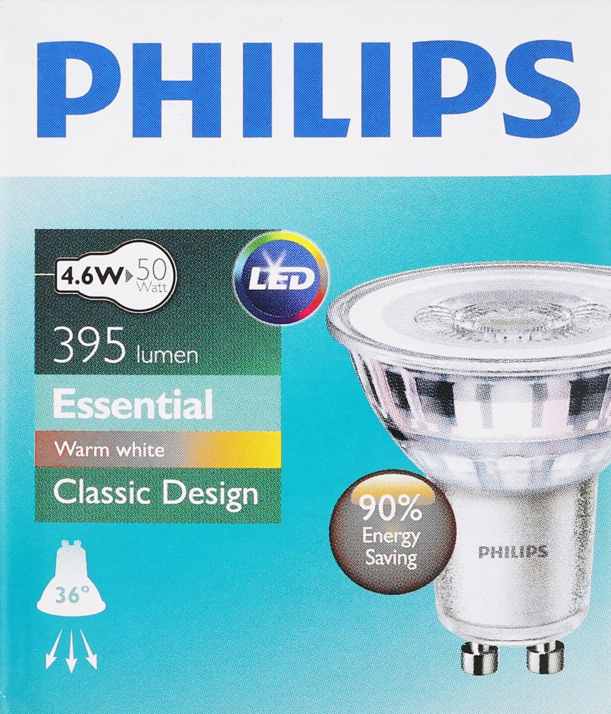 LUEDD Juego De 5 Bombillas LED GU10 Regulables 7W 600 Lm 3000K