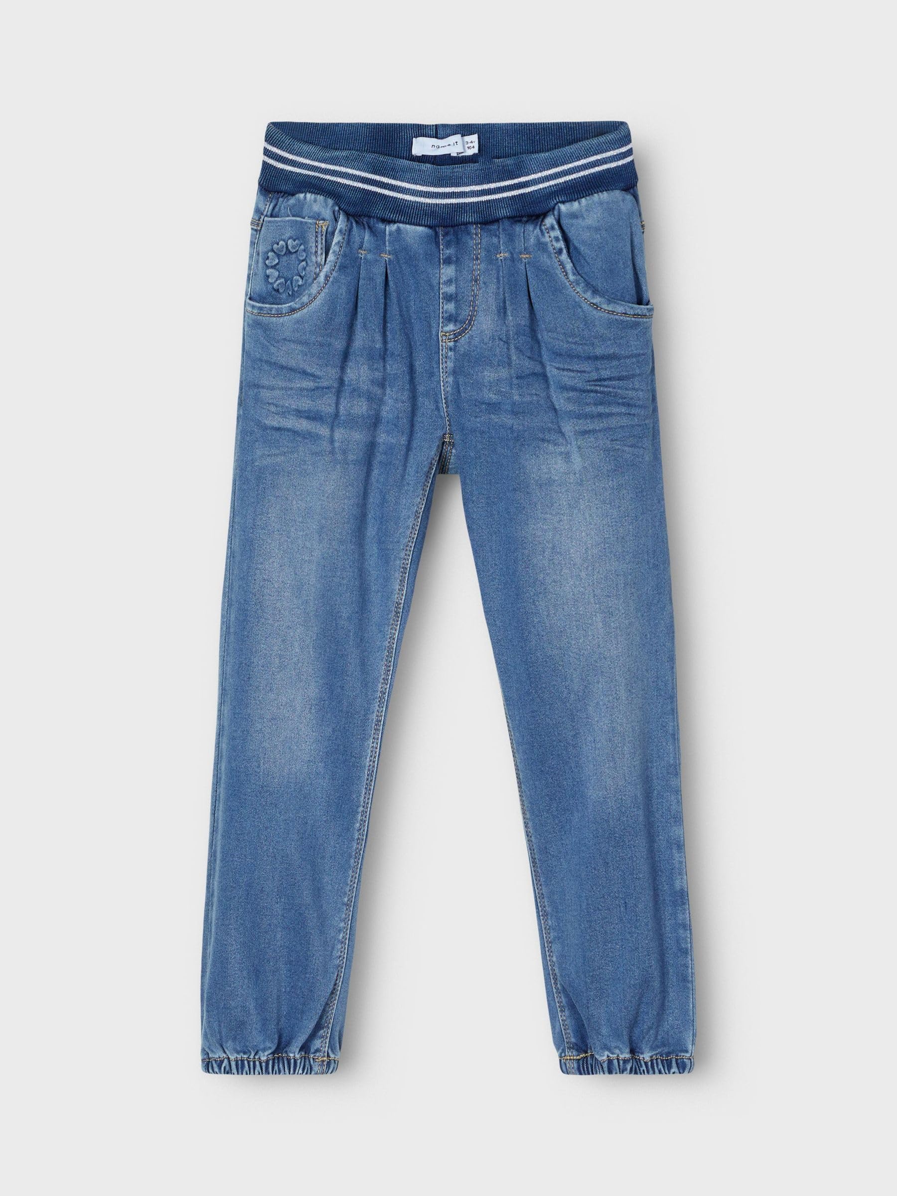 NAME IT Nmfbibi Dnmtoras 2468 Pant Noos - Jeans - Jeans - Bébé Fille
