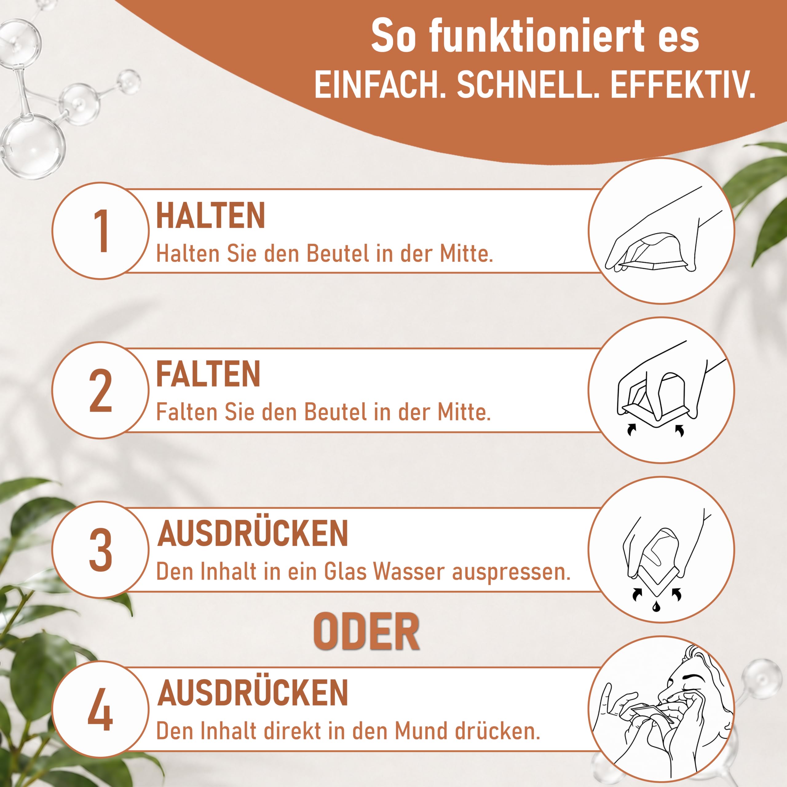 Liposomales Vitamin D3 K2 Magnesium Flüssige - 30 Sachets - Hochdosiert 100 mcg Vitamin D3 pro Tag - 1 Monatsvorrat - Hohe Bioverfügbarkeit für Immunsystem, Knochen & Muskeln - Vegan & Lab Getestet