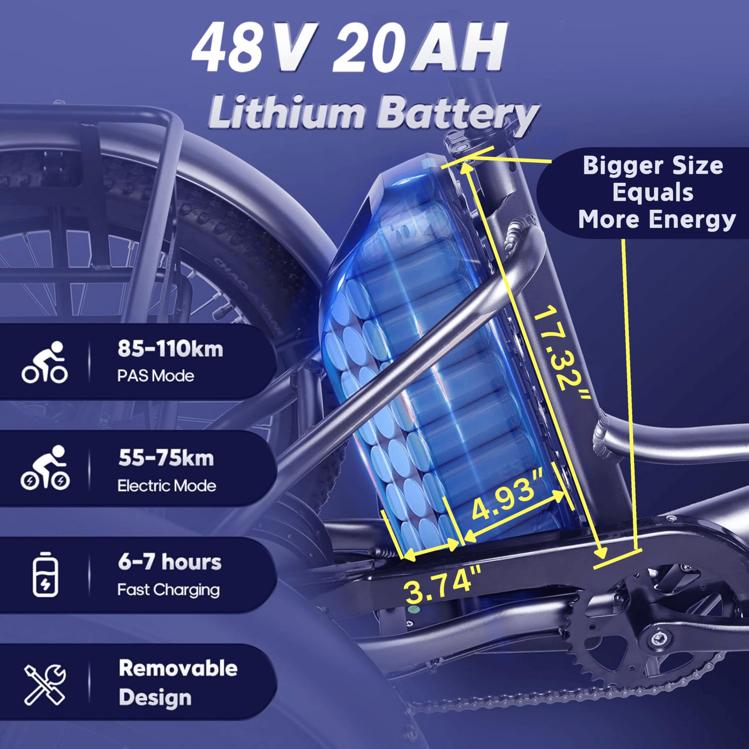 2.0 Electric Tricycle for Adults, 20"x4" Fat Tire Folding Electric Trike, 750W 48V 20Ah Battery, Built-in Speaker, USB Port, 7 Speed, 3 Wheel E-Trike