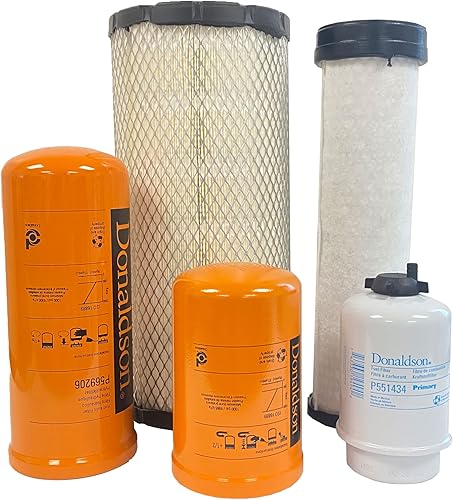 CFKIT Kit de filtro de mantenimiento compatible con retroexcavadora nueva/Holland B95C