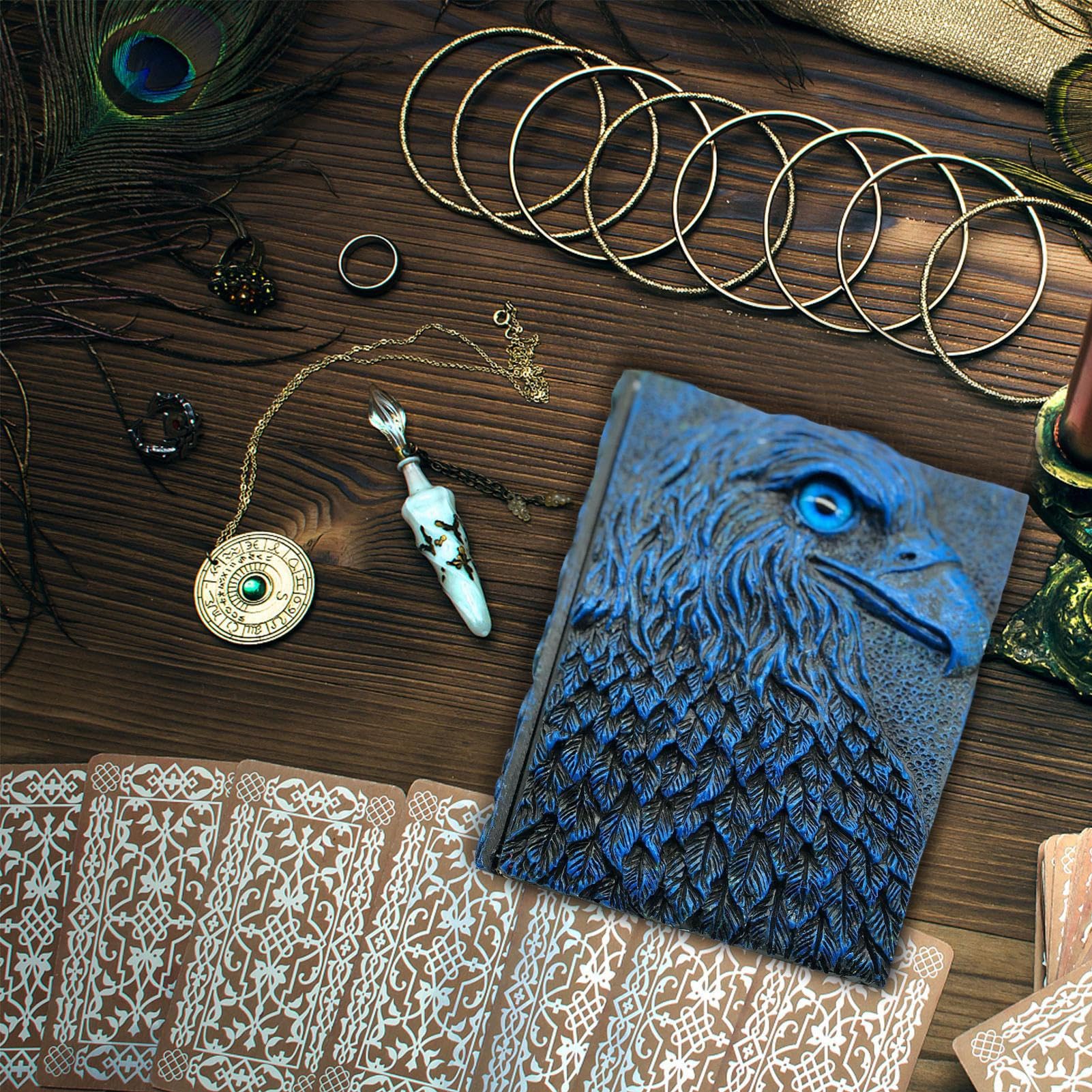 Taccuino vintage con design in rilievo 3D, con copertina rigida