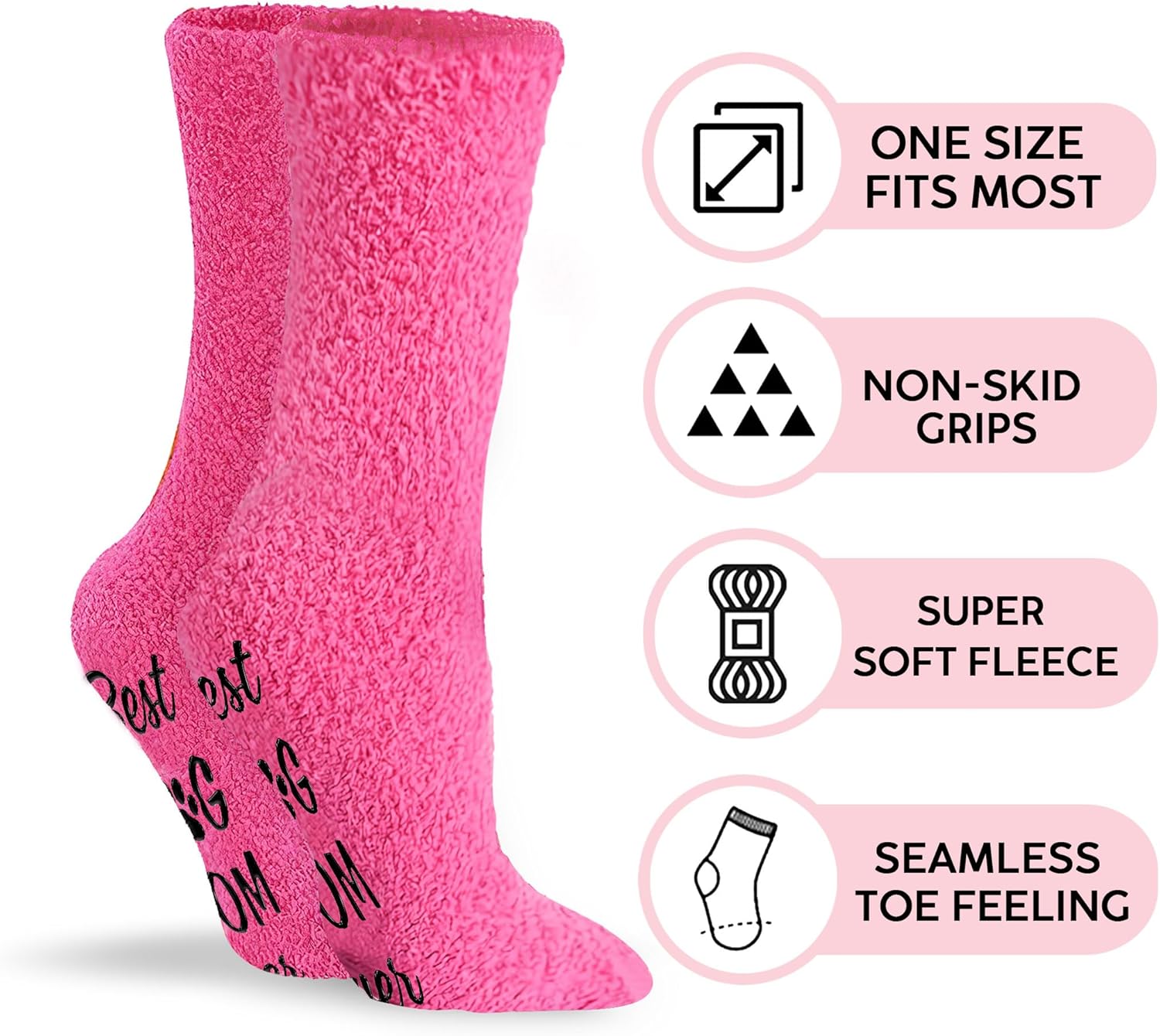 VICRAZY Funny Gifts For Men, Women – Dog Sock For Dog Dad Mom - Mother Day Gift, Father Day Gifts, Christmas Stocking Stuffer - Image 6