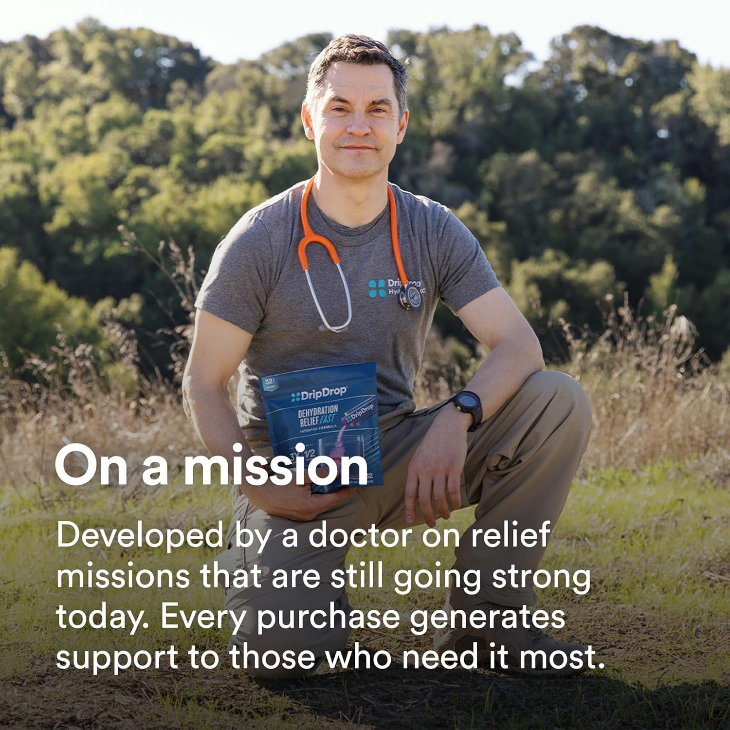 DripDrop Hydration Packets - Tropical Variety Pack - Single Serve Electrolytes Powder Drink Mix - Mango, Açaí, Passion Fruit, Piña Colada - Non-GMO, Gluten Free, Vegan - 16 Sticks - Image 5