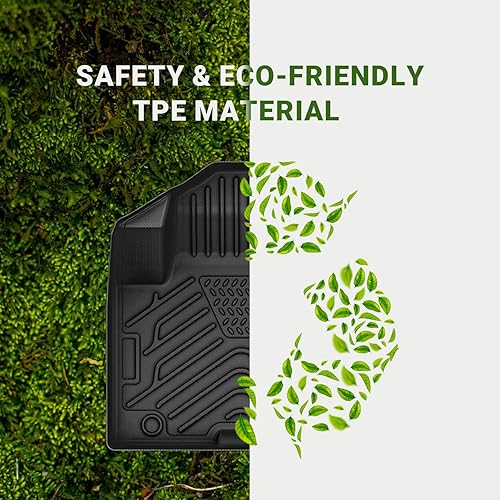 Miniatura 2 de AUTOSAVER88 Alfombrillas para Nissan Pathfinder 2022-2024, TPE para todo tipo de clima, ajuste personalizado para Nissan Pathfinder líneas de suelo