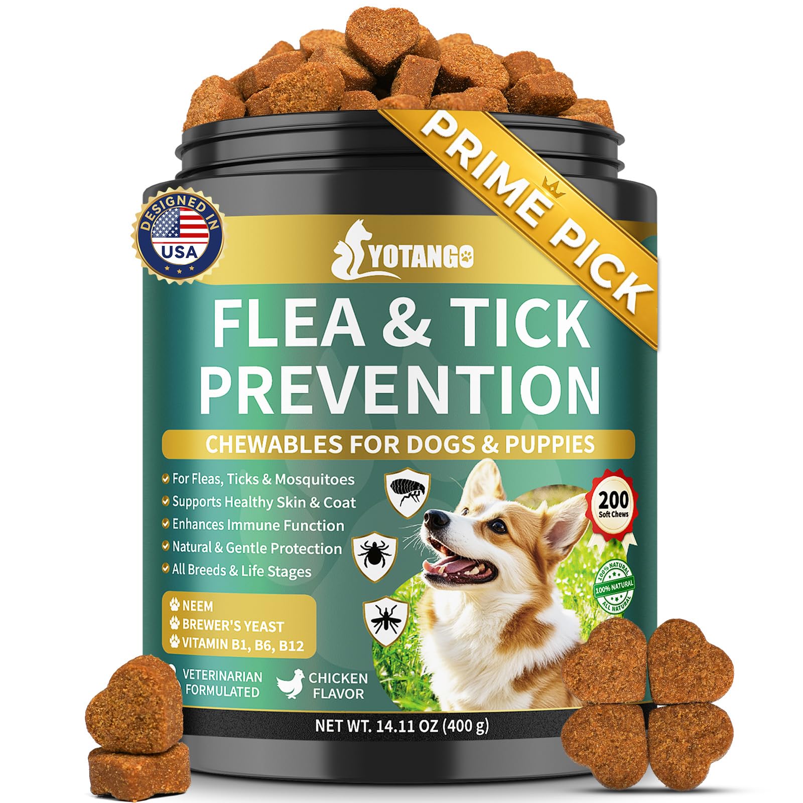 YOTANGO Flea and Tick Prevention - flea and tick control | Mubboo