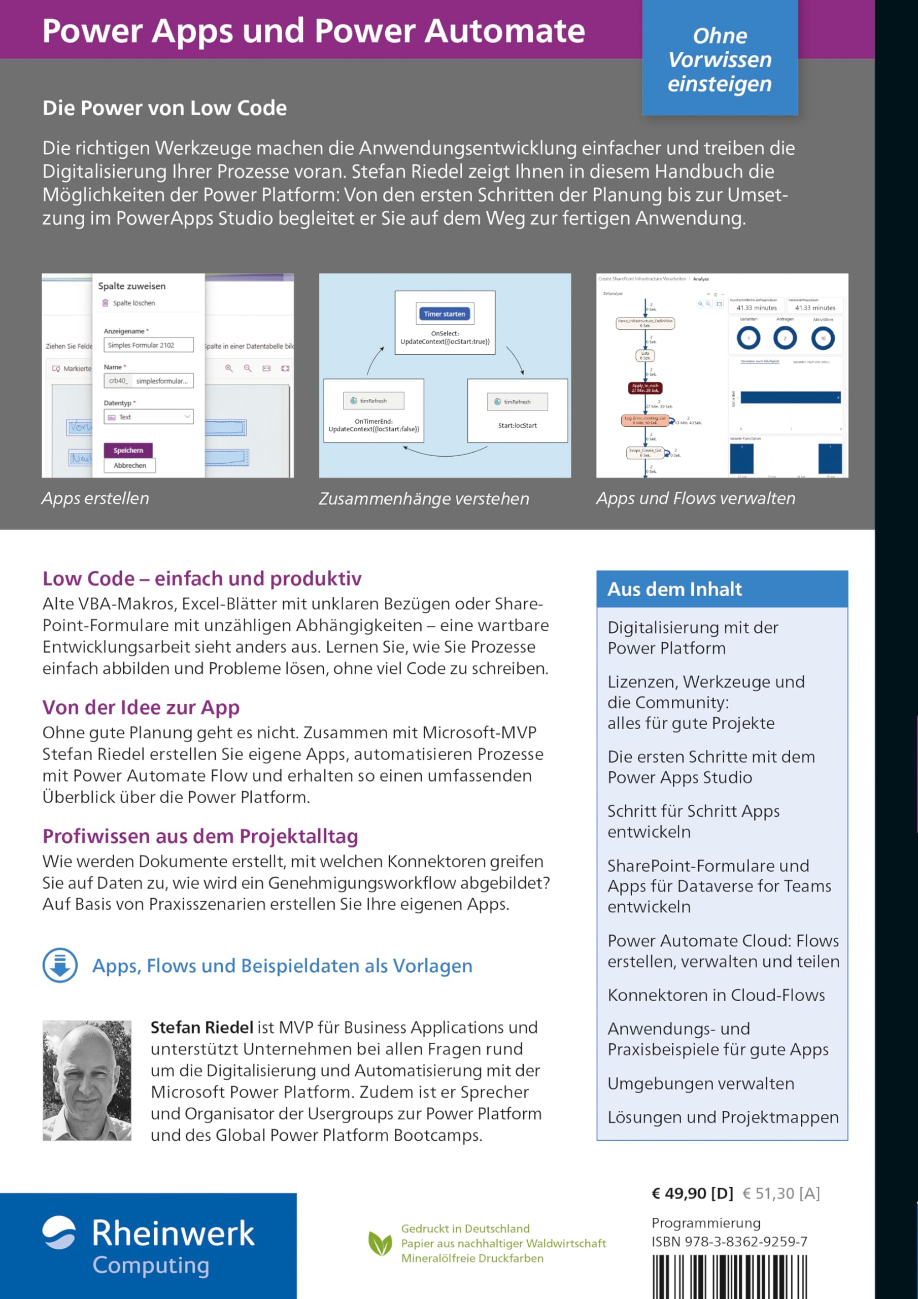 Power Apps und Power Automate: Das umfassende Handbuch zur Prozessautomatisierung mit Microsoft Power Apps und Power Automate