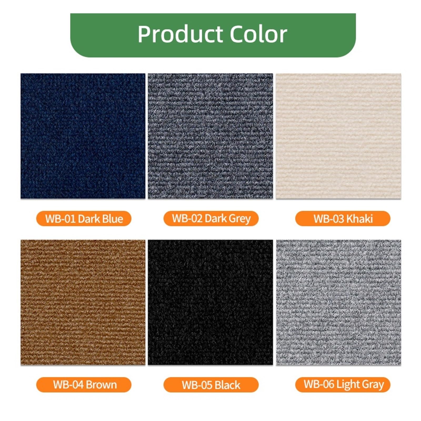 teppichfliesen selbstklebend 20 stücke Teppiche Fußmatten Fliesen Aufkleber Adhesive Teppich Peel Und Stick Abnehmbare for DIY Home Einrichtungsgegenstände(Khaki)