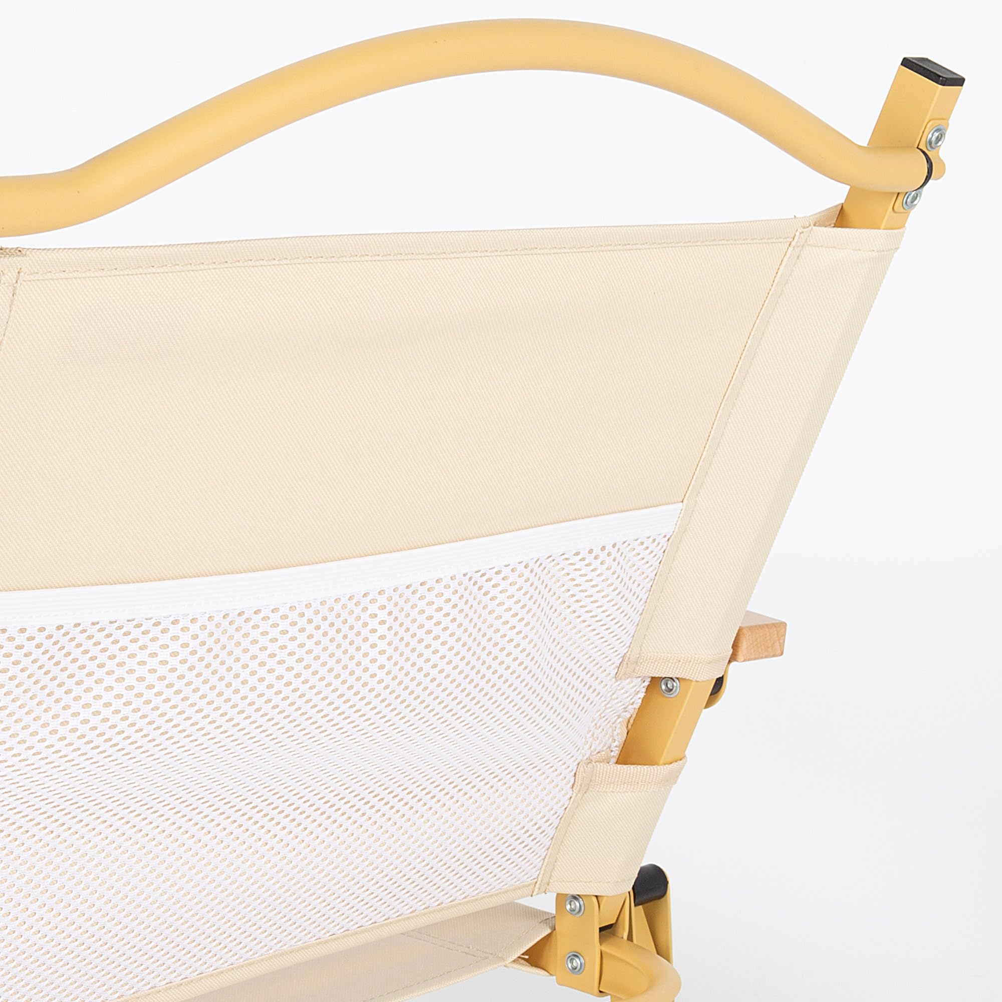 AKTIVE 63021 składane krzesło kempingowe typu Glamping sawanna, materiał: poliester i aluminium, wytrzymałe, maksymalne obciążenie 110 kg, wymiary 55 x 52 x 62 cm