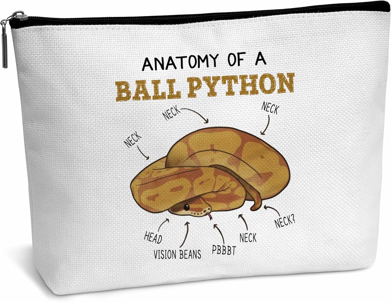 Amazon.com: heiyihe Ball Python Gifts Anatomy Of A Ball Python Makeup ...