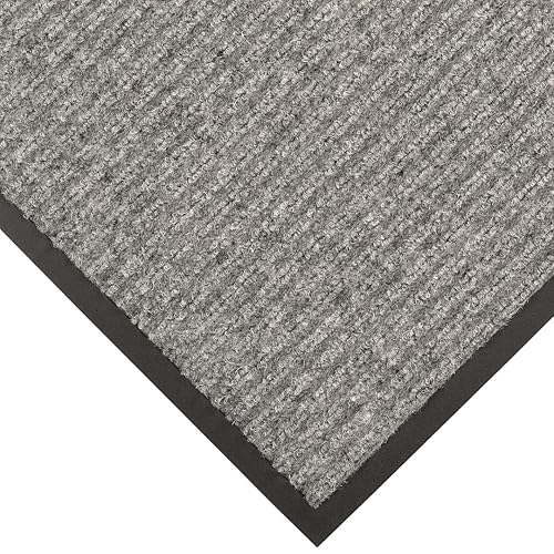 Alfombrilla Notrax 117 Heritage Rib para vestíbulos y entradas en el interior, Gris, 1