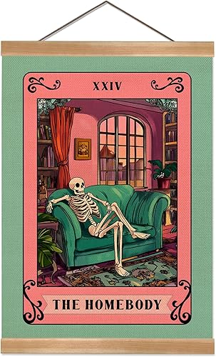 ZTGDA Decoración de pared vintage boho de la tarjeta del tarot de la estrella, póster retro para estética de habitación, arte de pared de astrología