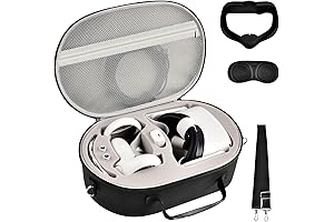 Advanced Carrying Case Compatible with Oculus Quest 3/ Quest 2 Virtual Reality Headset