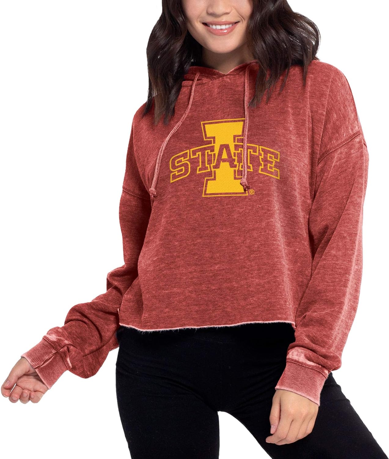 chicka-d NCAA womens Campus Cropped Hoodie