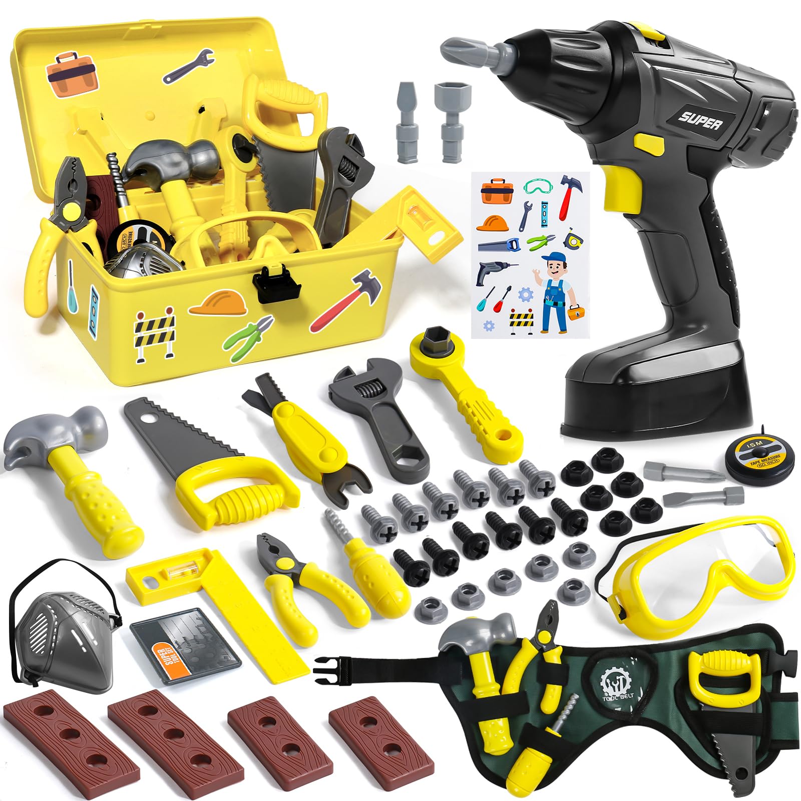 Kids Tool Set Electric Drill