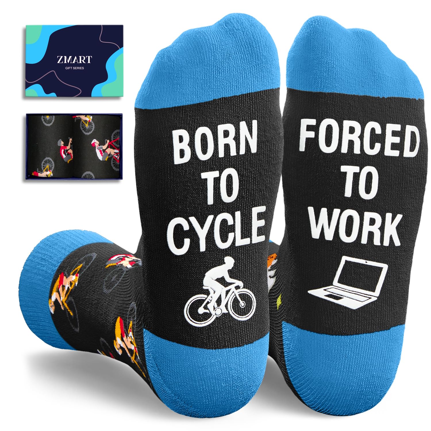 Zmart Funny Motorcycle Socks
