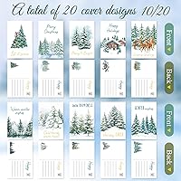 Vista 76 de Nuanchu 80 tarjetas postales de Navidad vintage de 4 x 6 pulgadas, tarjetas de felicitación de Papá Noel, tarjetas de Navidad retro, reimpresión