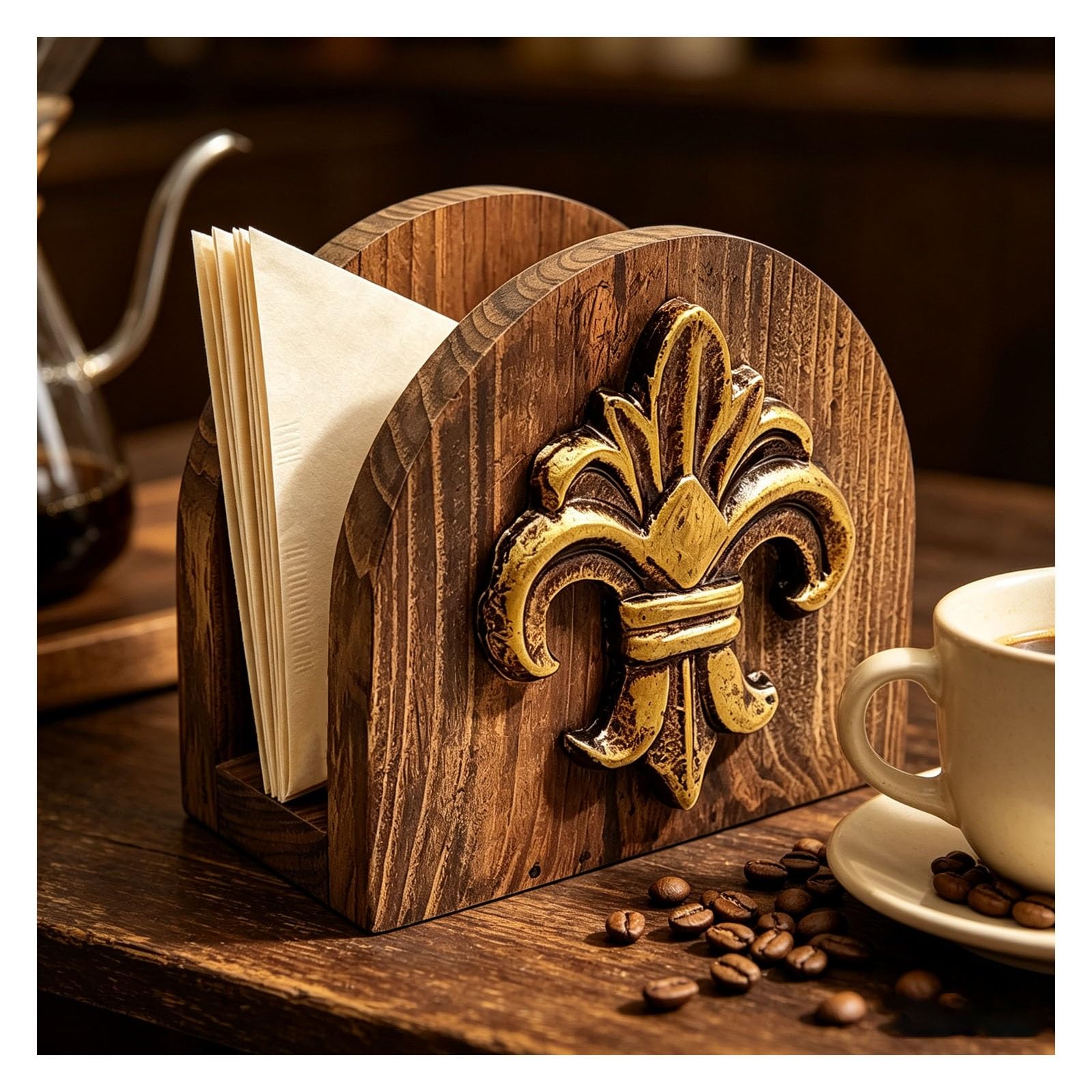 Kaffeefilterhalter,Filterpapierhalter Kaffee-Ornament Desktop-Dekoration