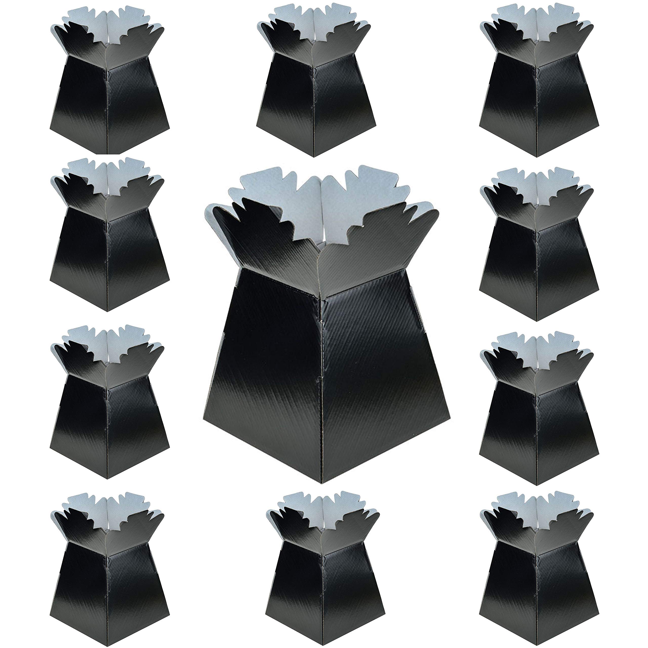 10 x Black - Bouquet Flower Box