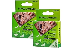 Transparent Photo Mounting Corner Stickers, the Crystal-Clear Solution for Timeless Memories