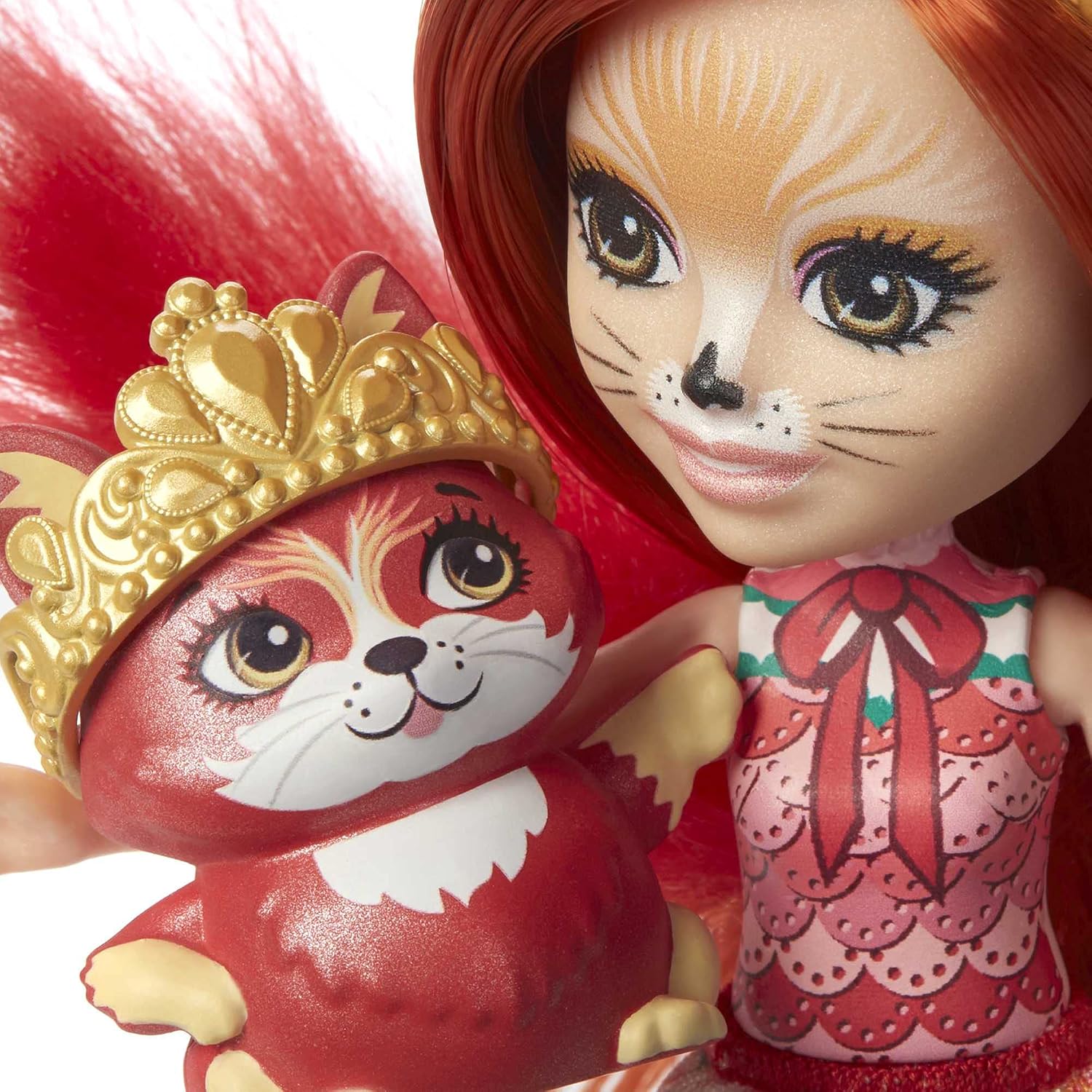 Enchantimals GYJ05 - Royal Dressing Table Playset with Fabrina Fox Doll (approx. 15.2 cm) and 1 Animal, Toy for Children from 4 Years - Image 5