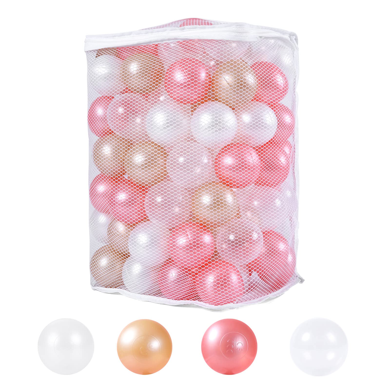 STARBOLO Ball Pit Balls for Toddlers Phthalate Free BPA Free Non-Toxic Crush Proof Play Balls for Toddlers Kids Pool Playhouse Pack of 100 200 500