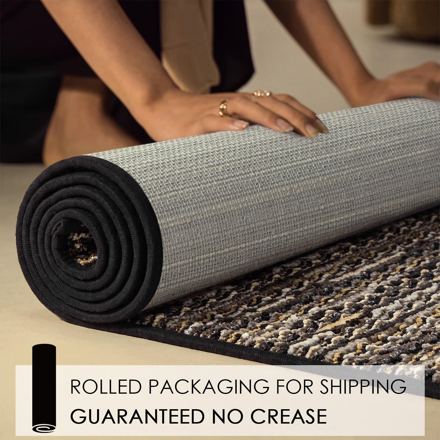 Biscpro Zerbino Ingresso Interno 50x120cm Tappeto Antiscivolo Lavabile Tappetino Assorbire lo Sporco Zerbini,Floor Mat Ingresso,Cucina,Corridoio,Terrazza